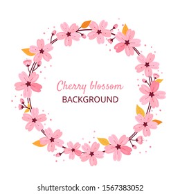 Royalty Free Cherry Blossom Invitation Stock Images Photos