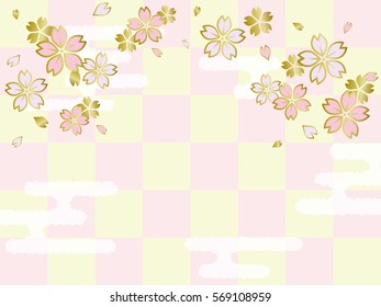 Cherry blossom flower background.