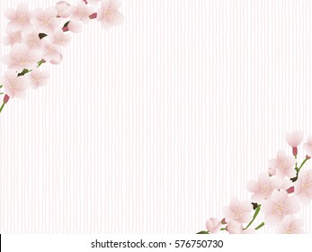 Cherry blossom frame