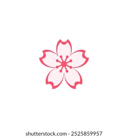 Cherry blossom icon. Vector illustration design.