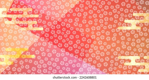 Cherry Blossom Japanese paper Japanese pattern background