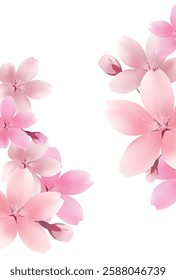 cherry blossom Japanese paper pattern background