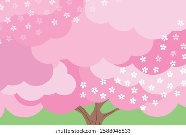 cherry blossom Japanese paper pattern background