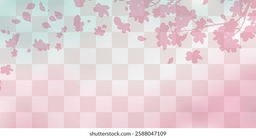 cherry blossom Japanese paper pattern background
