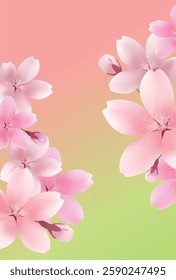 cherry blossom Japanese paper pattern background