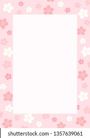 Cherry blossom pattern background