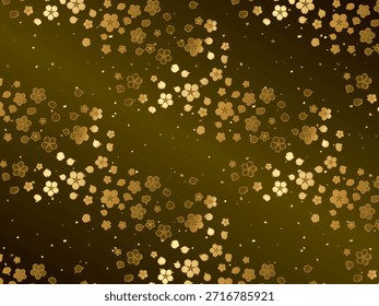 Cherry blossom pattern background illustration