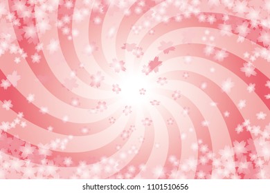 Cherry blossom petals dancing Background material wallpaper