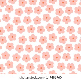 Cherry blossom / Sakura seamless pattern, background, vector