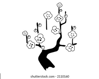 cherry blossom silhouette1