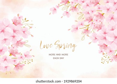 cherry blossom spring card set