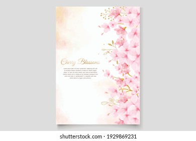 cherry blossom spring card set