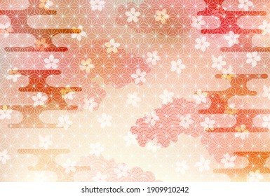 Cherry blossom spring flower background