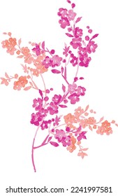 flores de primavera de cerezo