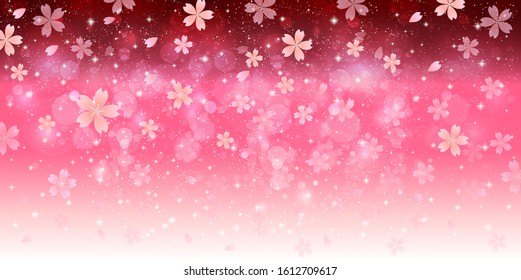 Cherry blossom Spring flowers background