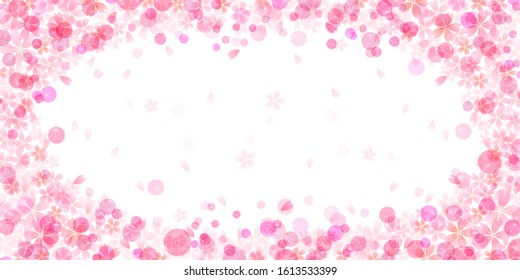 Cherry blossom Spring flowers background