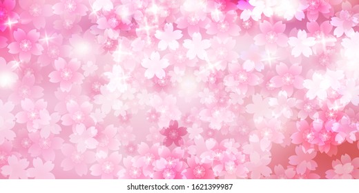 Cherry blossom Spring flowers background