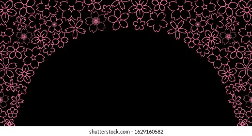Cherry blossom Spring flowers background