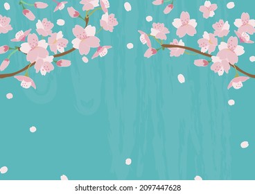 Cherry Blossom Spring Illustration Sakura