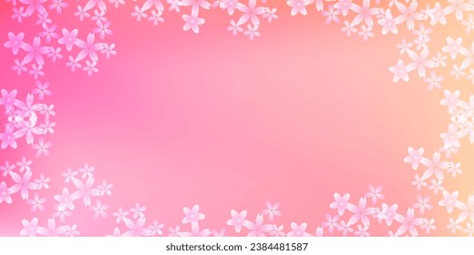 cherry blossom spring watercolor background