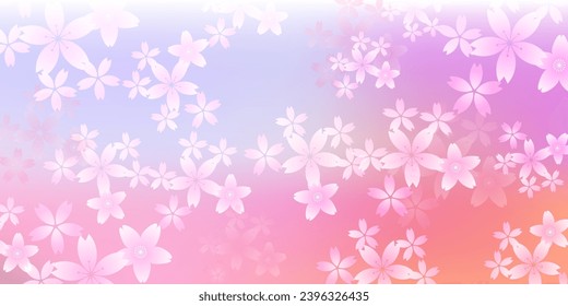 cherry blossom spring watercolor background