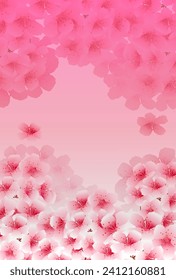 cherry blossom spring watercolor background