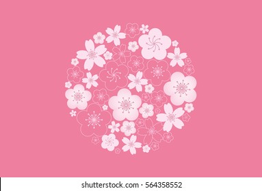 Cherry Blossom template spring festival