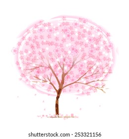 Cherry blossom tree