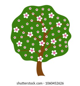 Cherry blossom tree icon