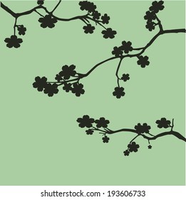 Cherry blossom vector