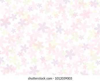 Cherry blossom vector background