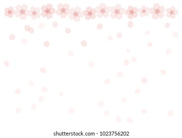 Cherry blossom , vector background