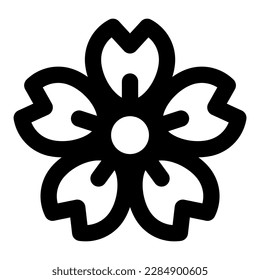 activo de ilustración de icono del vector de cerezo
