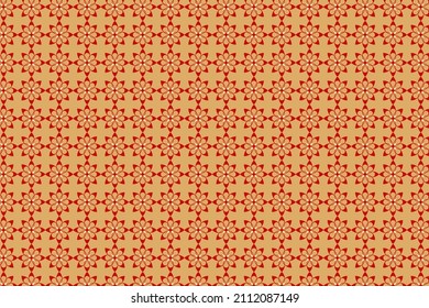 cherry blossom vector pattern, traditional pattern,
Traditional texture, red and gold background.