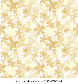 Cherry blossom vector seamless pattern background