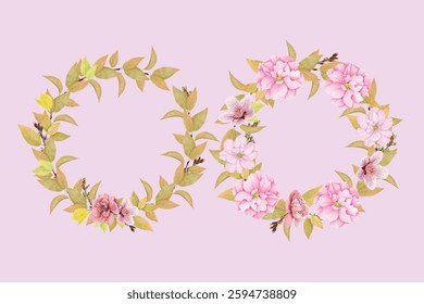 cherry blossom wedding card set