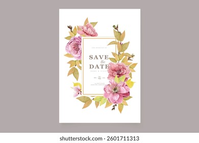 cherry blossom wedding card set
