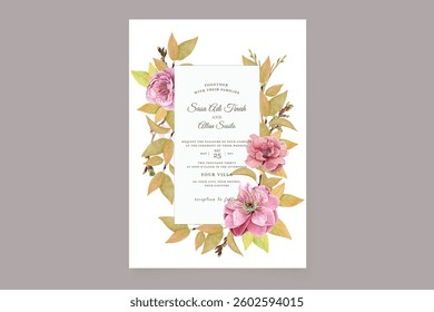 cherry blossom wedding card set