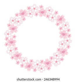 Cherry Blossom Wreath