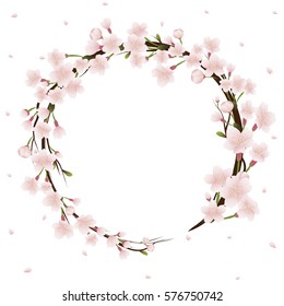 Cherry Blossom Wreath