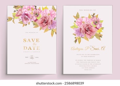 cherry blossom wreath background design