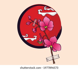 cherry blossoms with beautiful colors