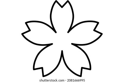 Cherry blossoms, black and white