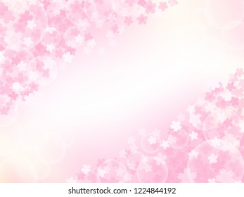 Cherry blossoms frame.