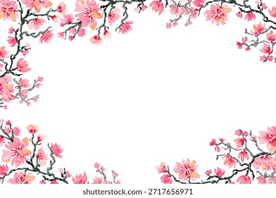 Flores de cerezo en plena floración