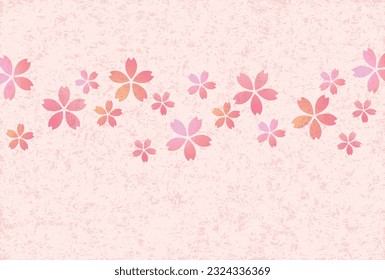 Fondo del patrón japonés de flores de cerezo