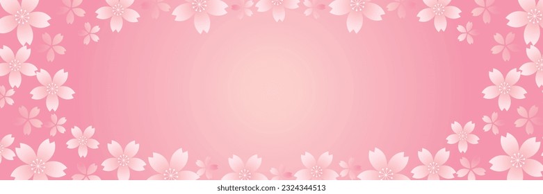 Cherry Blossoms Japanese Pattern Background
