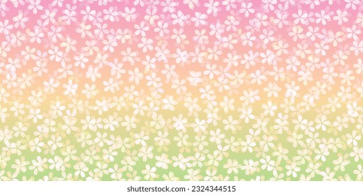 Fondo del patrón japonés de flores de cerezo