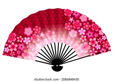 Flor de cerezo Icono de primavera de patrón japonés 