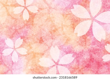 Cherry Blossoms Japanese Pattern Spring Background